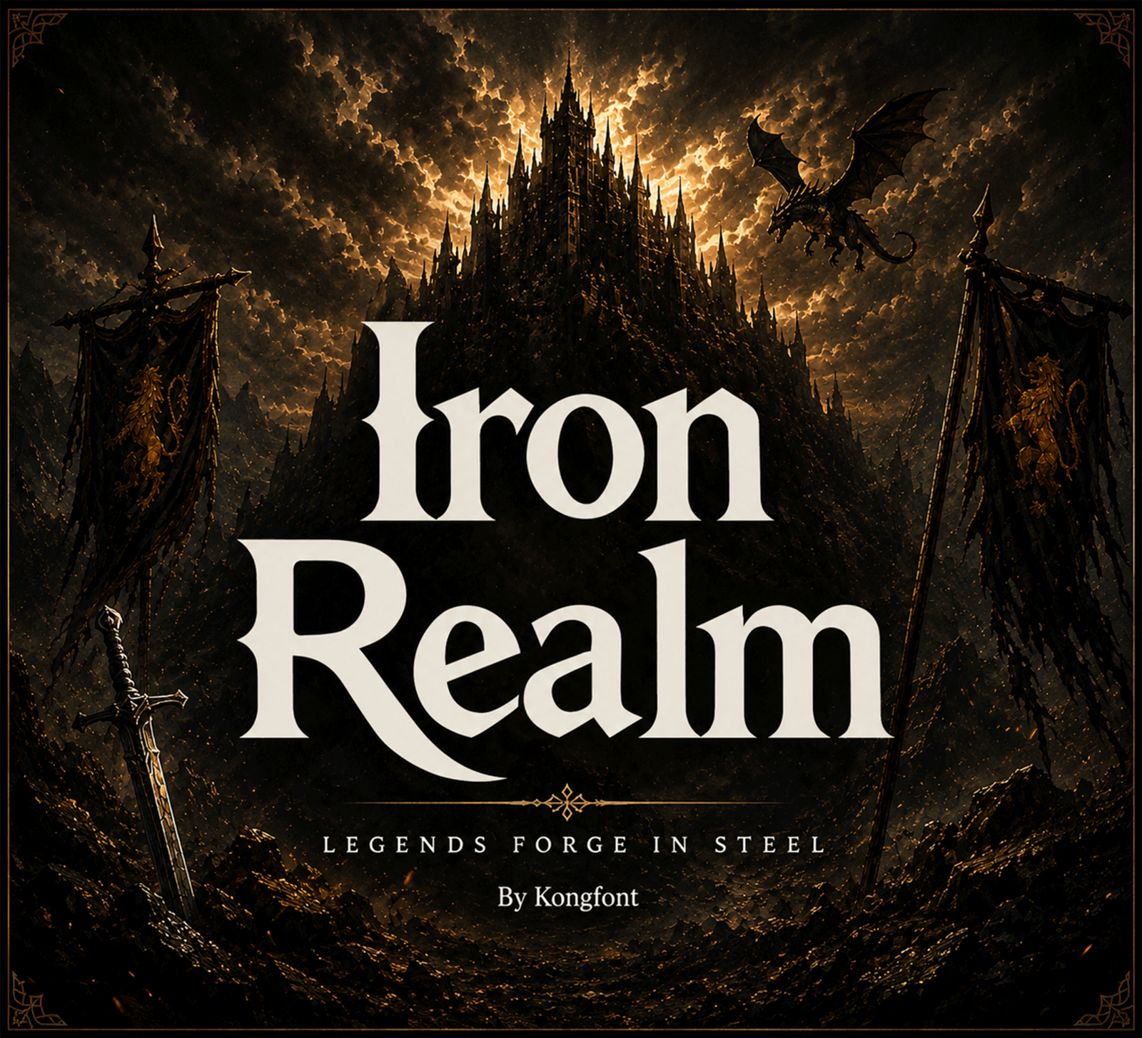 Iron Realm – Modern Fantasy Serif Font — image 1
