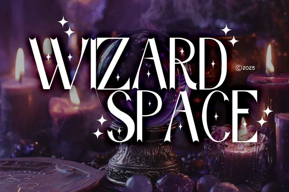 WIZARD SPACE - MAGIC SANS SERIF FONT