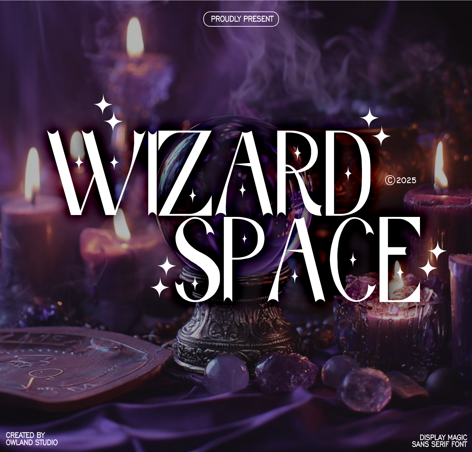 WIZARD SPACE - MAGIC SANS SERIF FONT