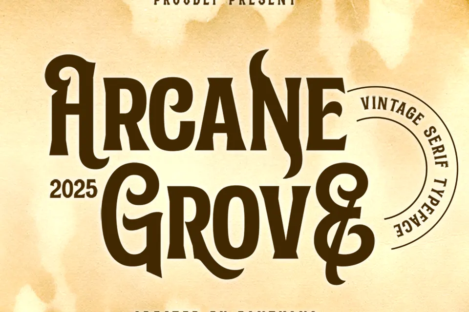 Arcane Grove – Modern Vintage Serif Font