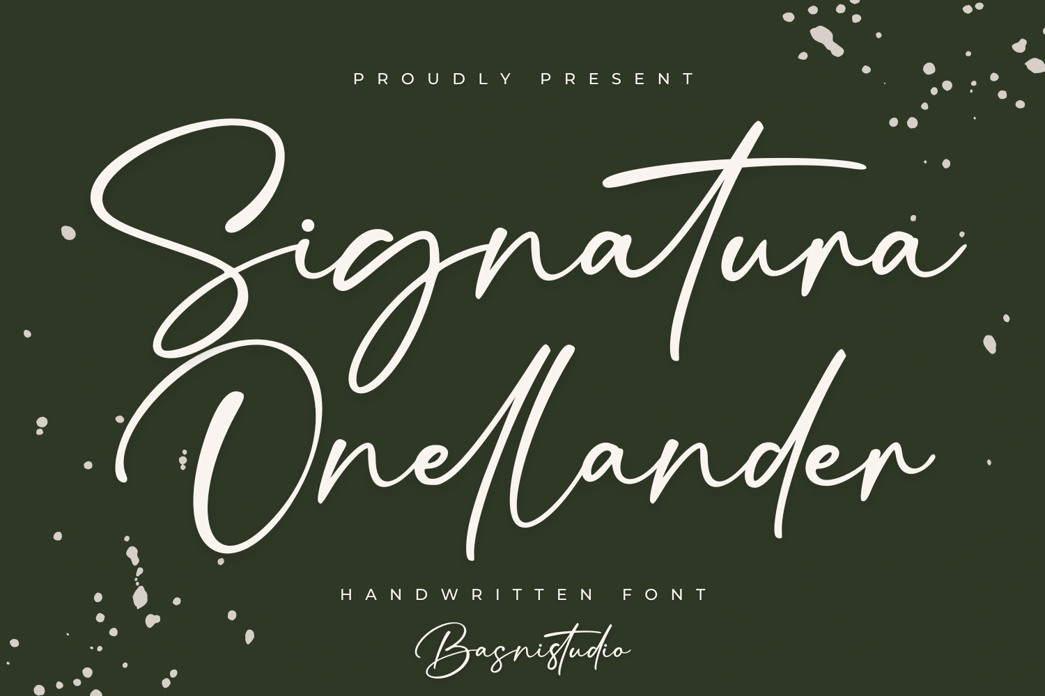 Signatura Onelander Font — image 1