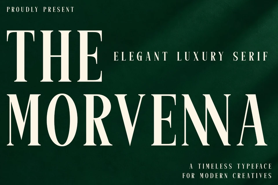The Morvenna | Elegant Luxury Serif