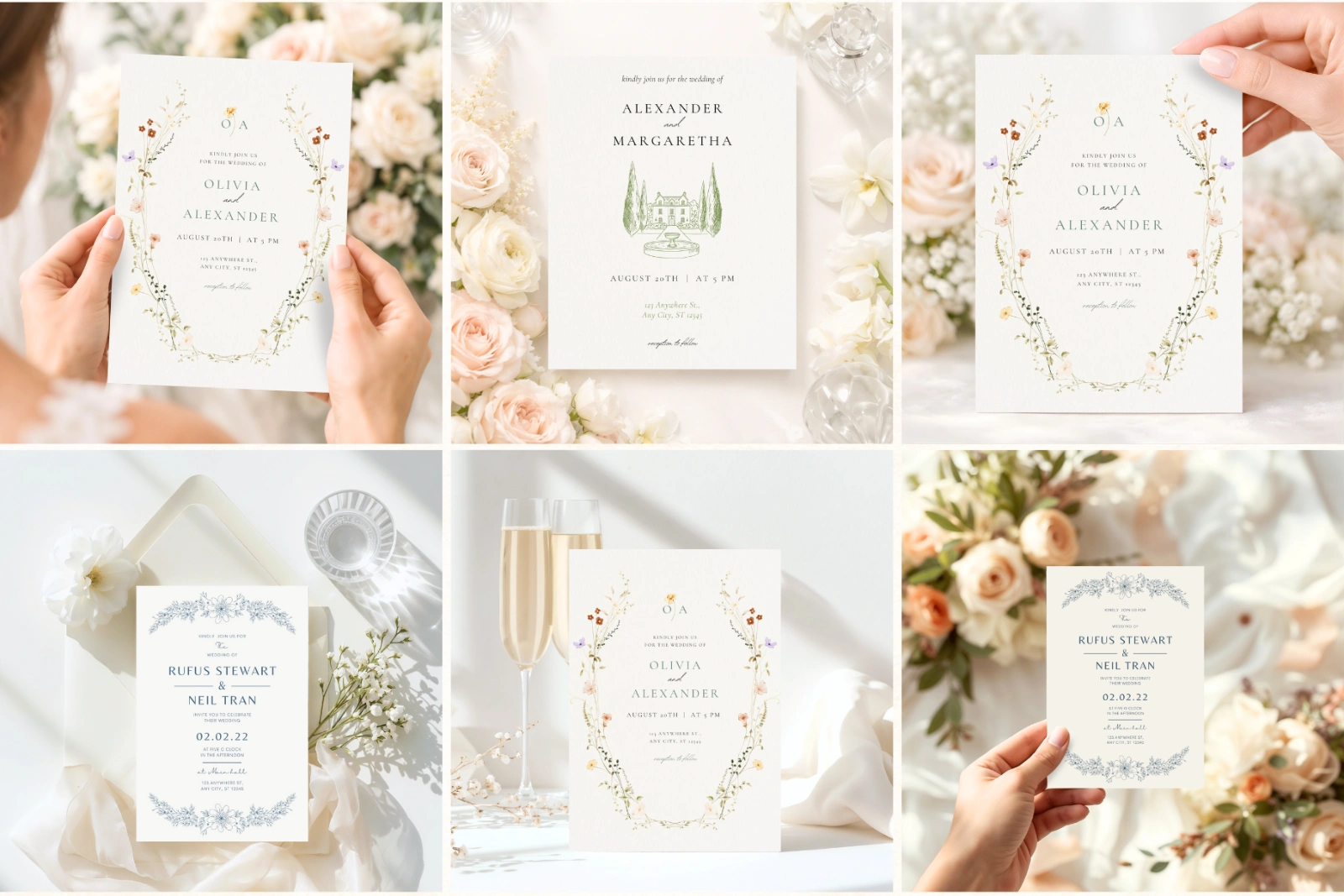 Wedding Invitation Canva Mockups — image 1