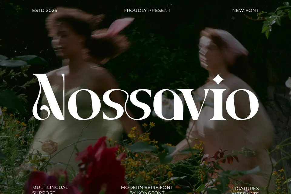 Nossavio – Modern Elegant Serif Font