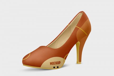 High Heels Shoes Mockup Set psd file