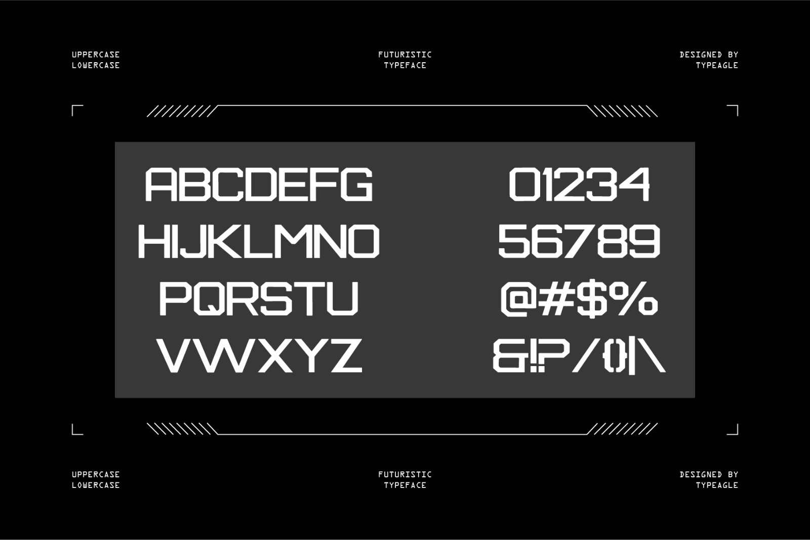 Zebrax - Futuristic Display Font — image 2