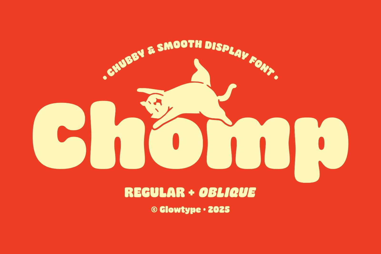 Chomp A Bold Chubby Font