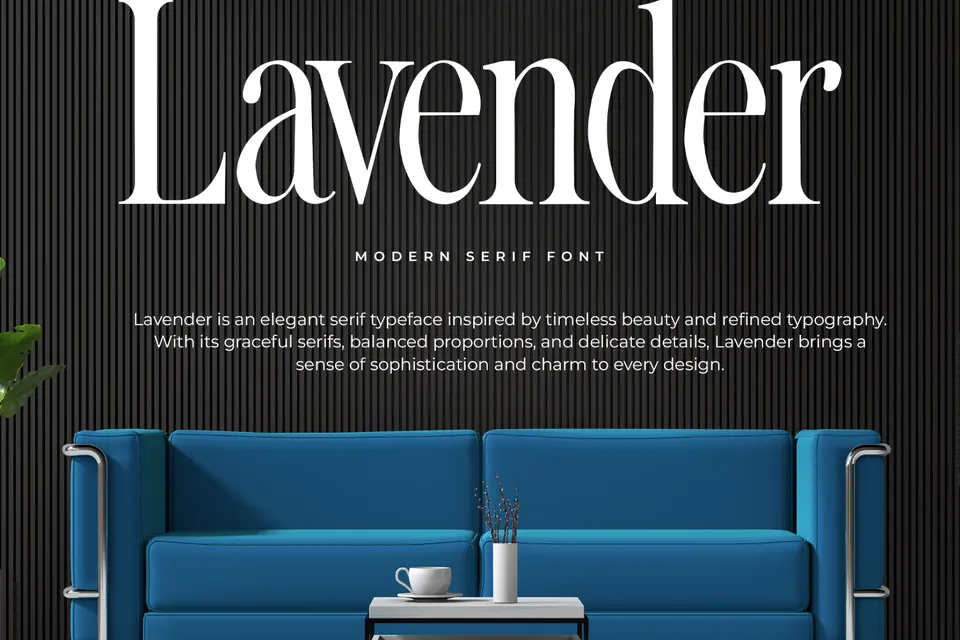 Lavender – Modern Elegant Serif Font