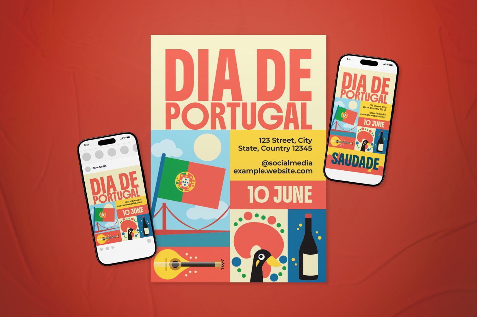 Dia De Portugal Event Flyer Set — image 2