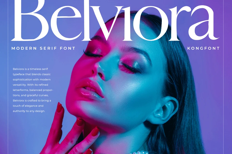Belviora – Modern Classy Serif Font