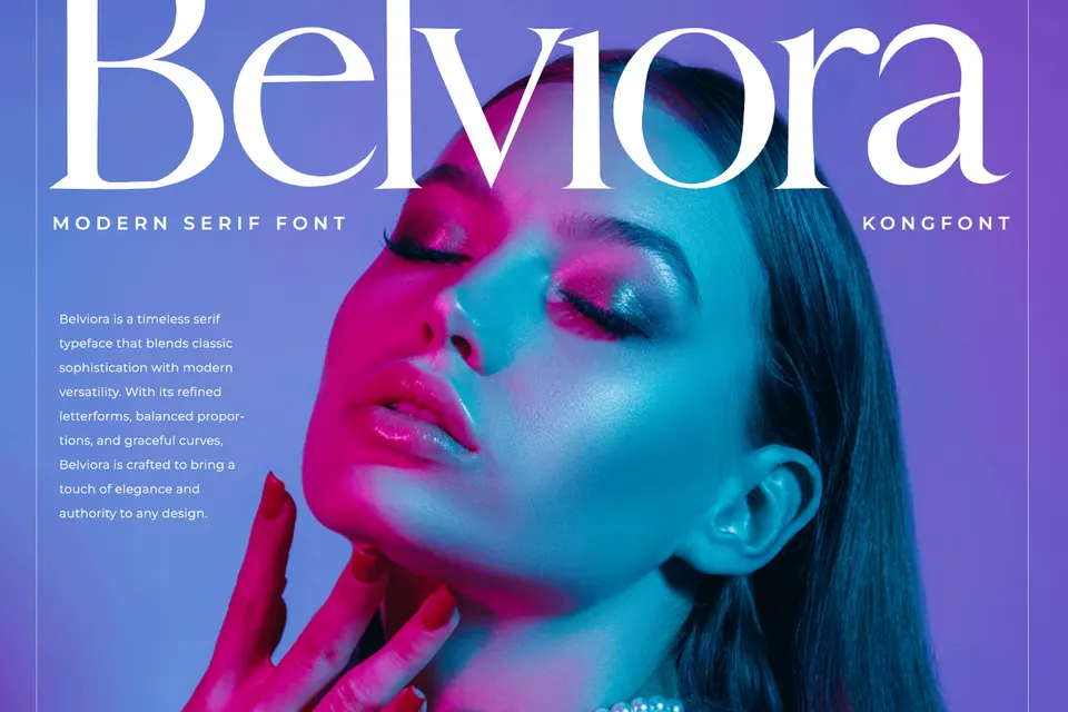 Belviora – Modern Classy Serif Font