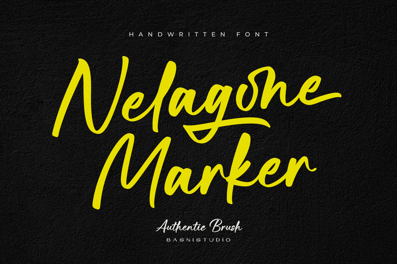 Nelagone Marker – Casual Marker Font