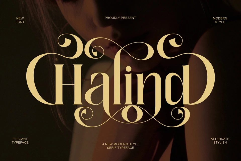 **Halind — Modern Elegant Serif Typeface**
