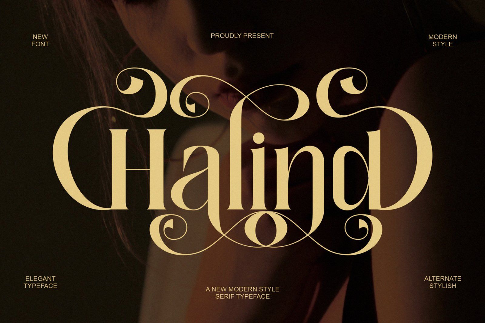 **Halind — Modern Elegant Serif Typeface** — image 1
