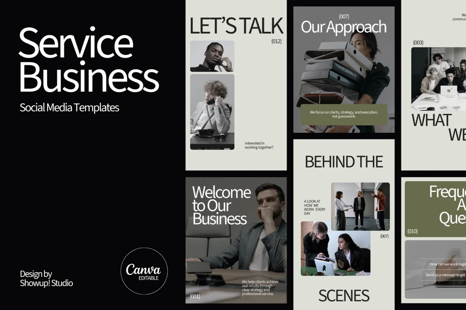 Service Business Social Media Kit