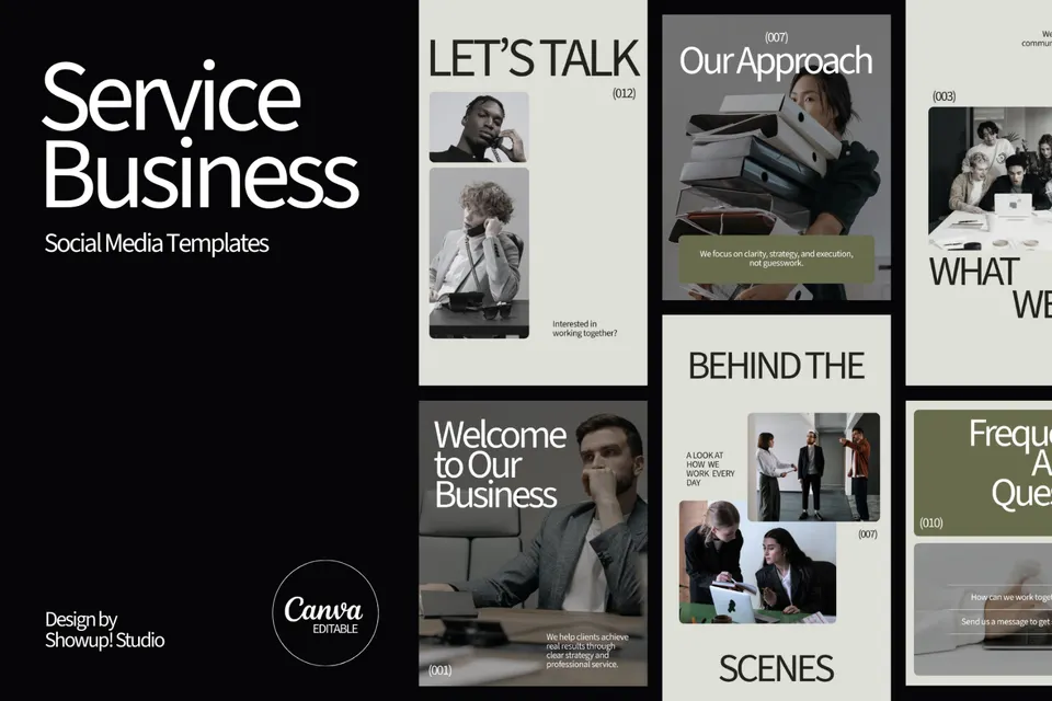 Service Business Social Media Kit