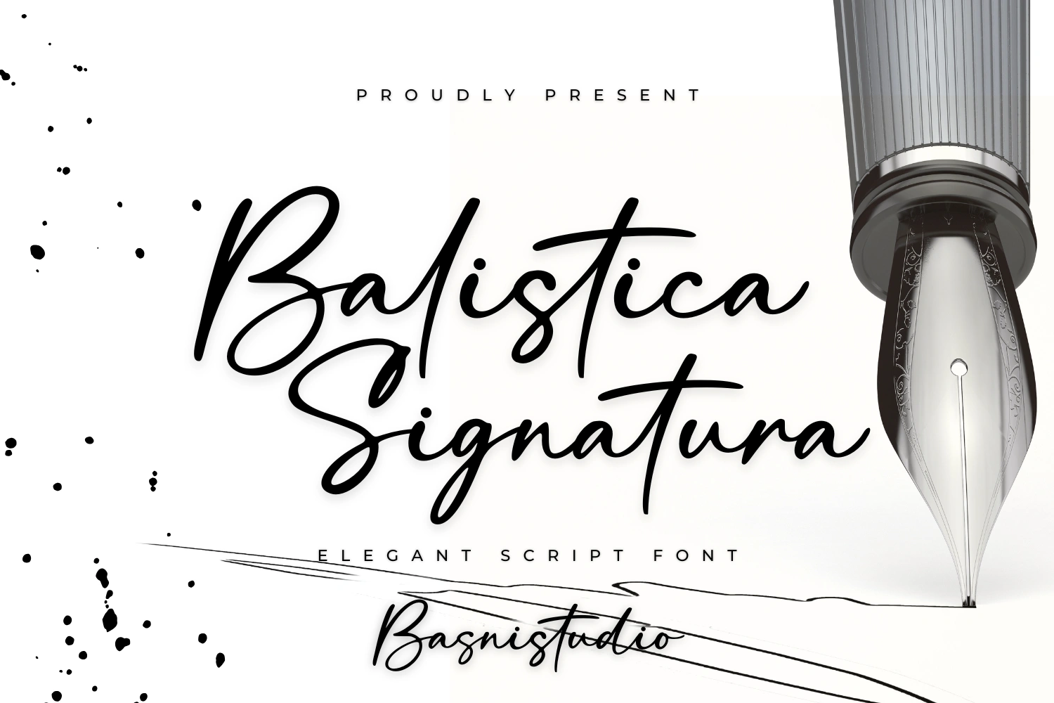 Balistica Signature Font — image 1
