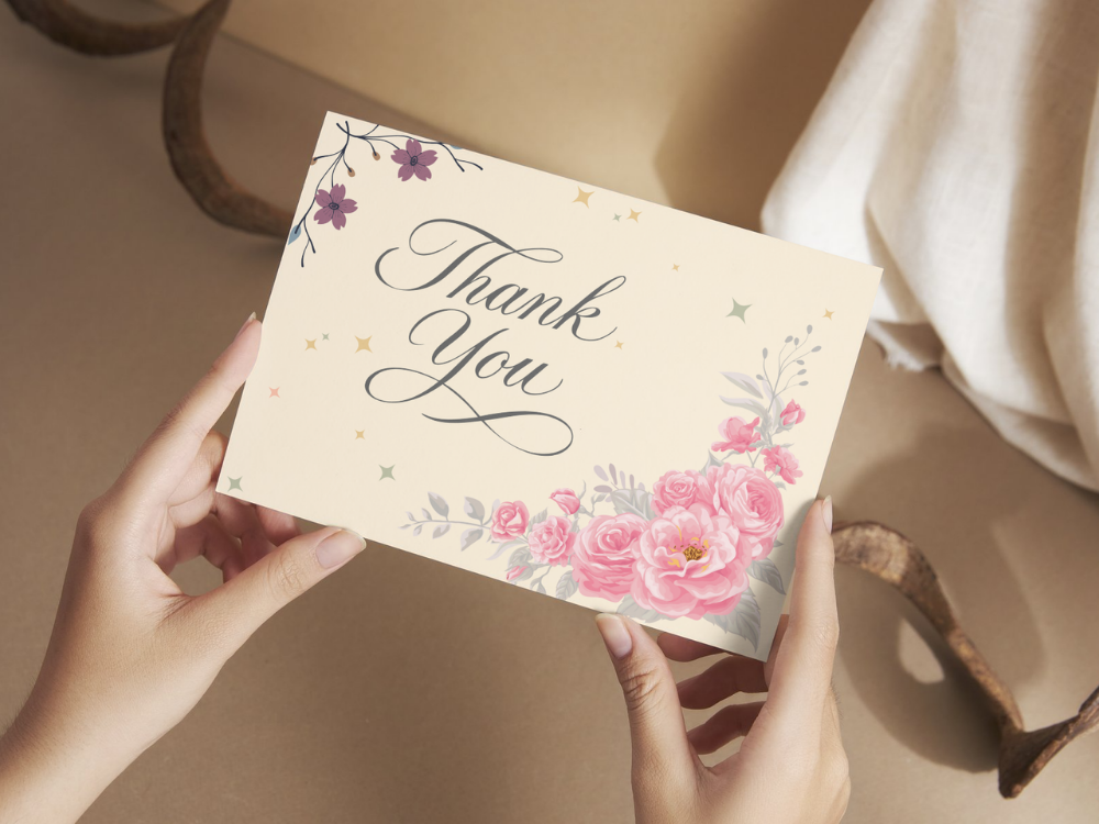 Elegant Thank You Card Template for Any Occasion — image 1