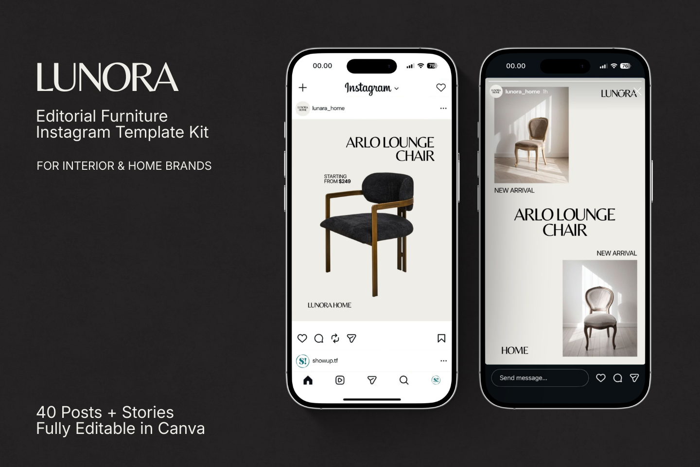 LUNORA — Editorial Furniture IG Kit — image 1