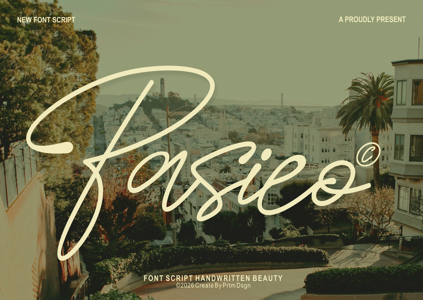 Pasieo - Font Script Handwritten Beauty — image 1