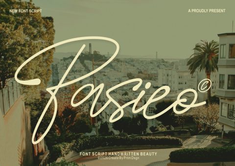 Pasieo - Font Script Handwritten Beauty