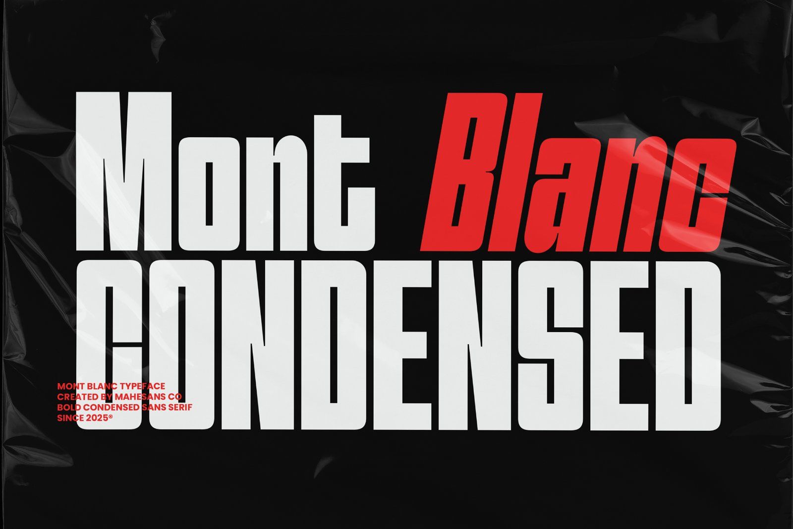 Mont Blanc - Condensed Sans Serif