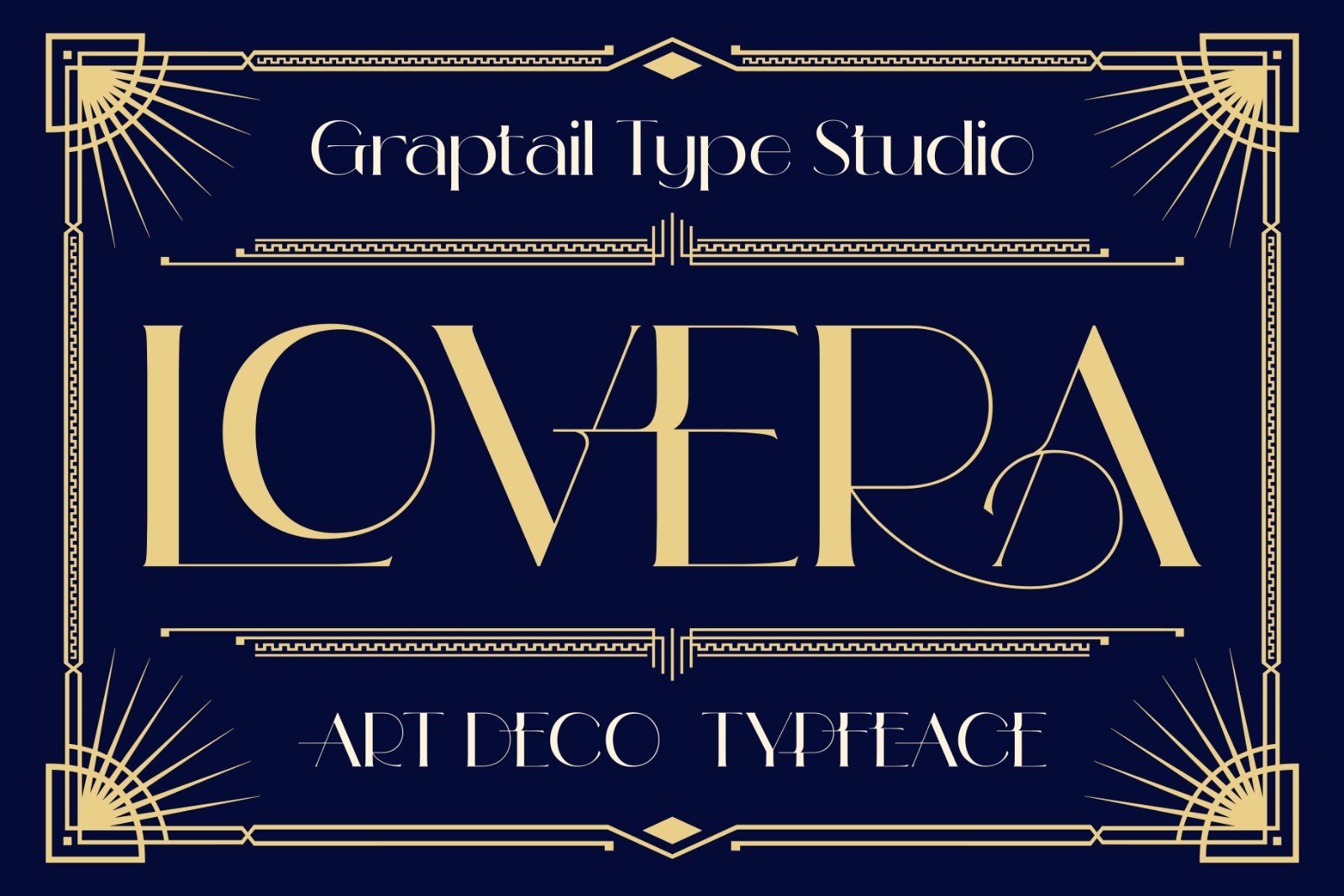 Lovera - Art Deco Typeface — image 1