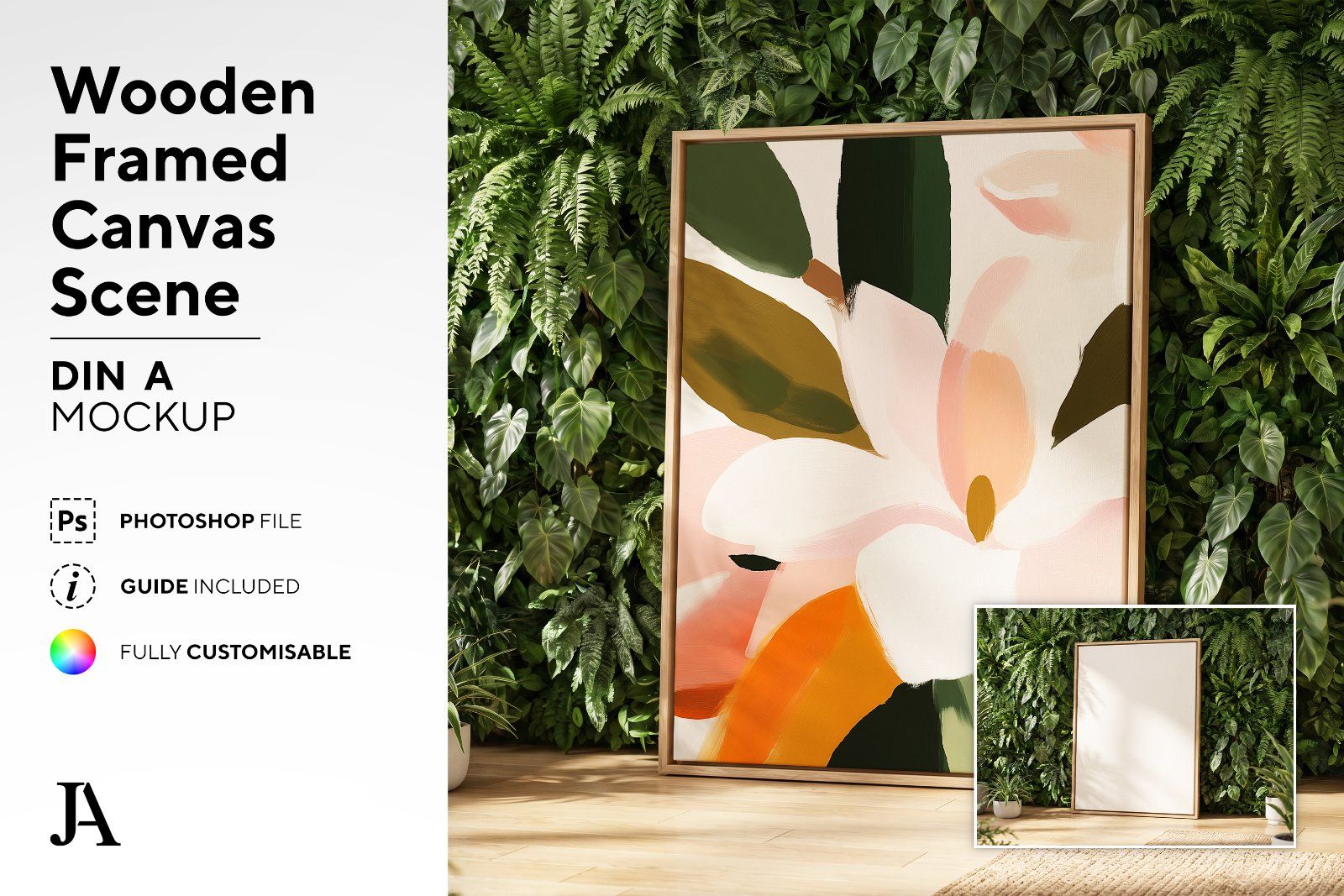Wooden Framed Canvas | DIN A PSD — image 2