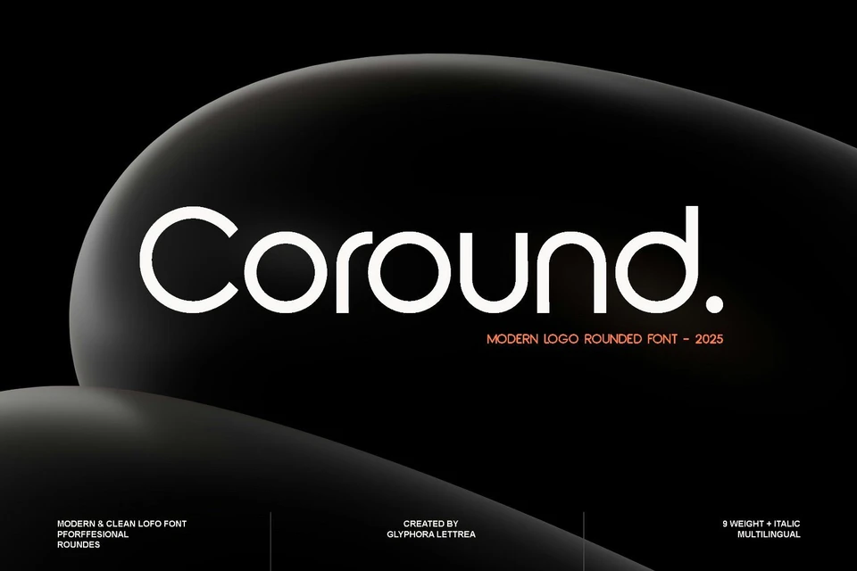 Coround - Logo Font Family