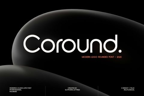 Coround -  Logo Font Family