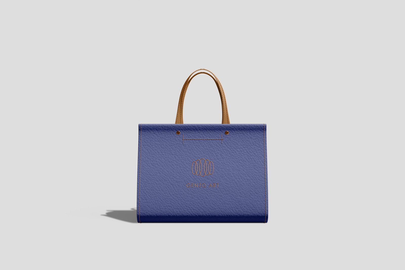 Tote Bag Mockup With Luxury Leather — image 1
