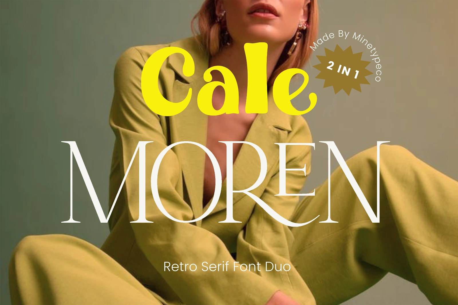 Calemoren - Modern Retro Serif Font Duo — image 1