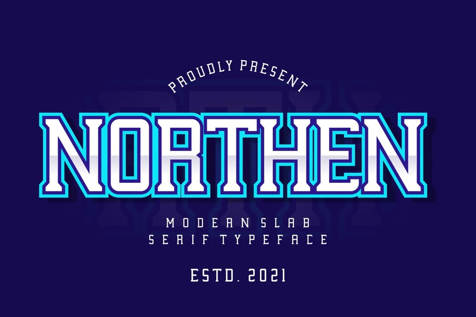 NORTHEN SLAB SERIF TYPEFACE