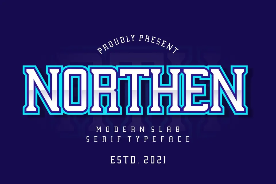 NORTHEN SLAB SERIF TYPEFACE