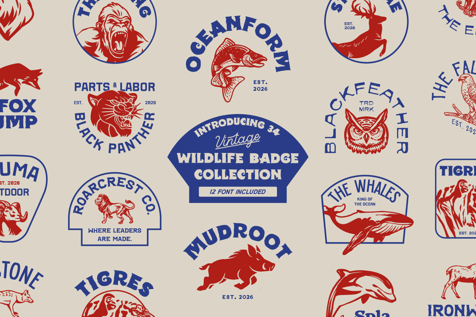 Wildlife Badge Collection — image 1