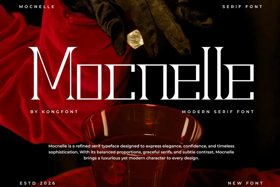 Mocnelle – Modern Elegant Serif Font