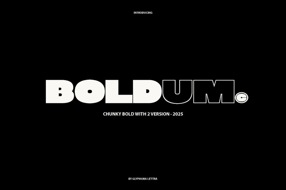Boldum - Bold Display Sans Serif Font