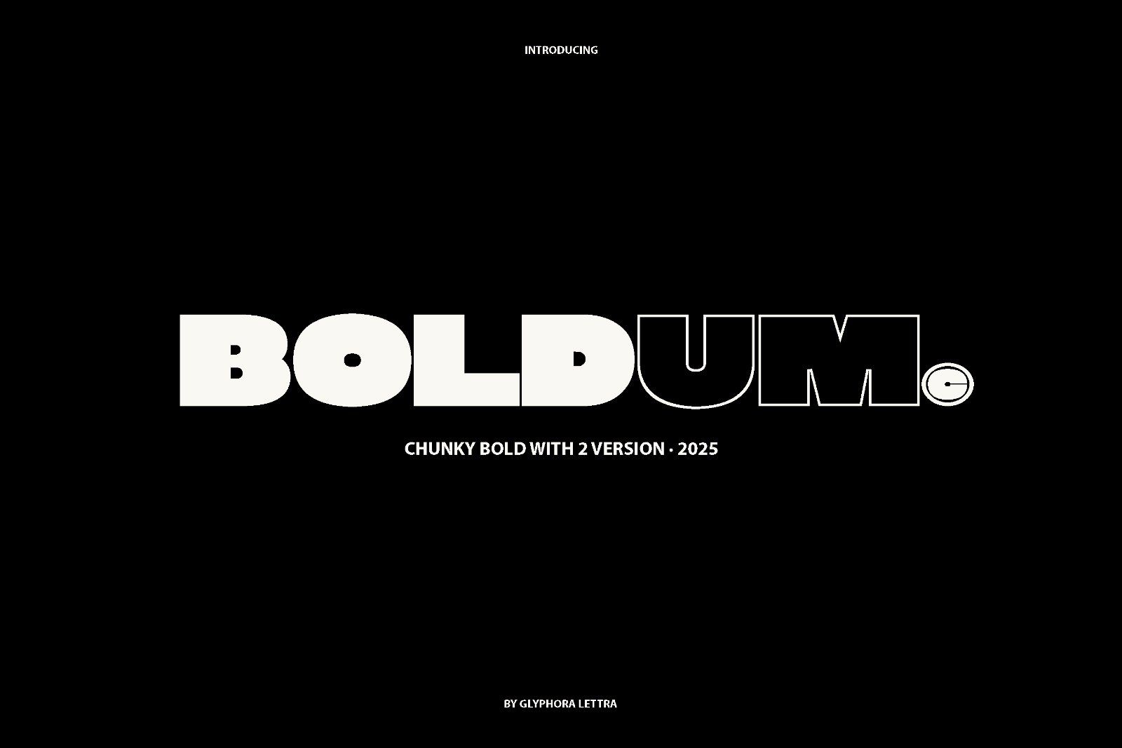 Boldum - Bold Display Sans Serif Font