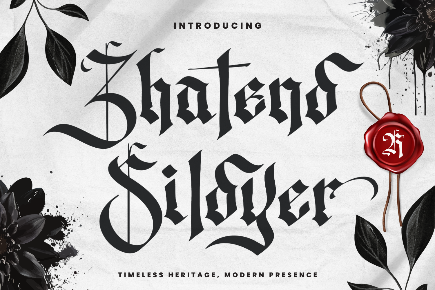 Zhatend Sildyer – Blackletter Font — image 1