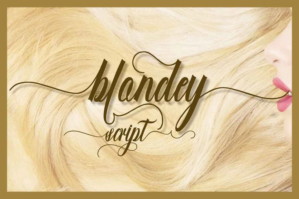 Blondey Script