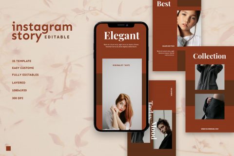 BUNDLE INSTAGRAM TEMPLATE MINIMALIS