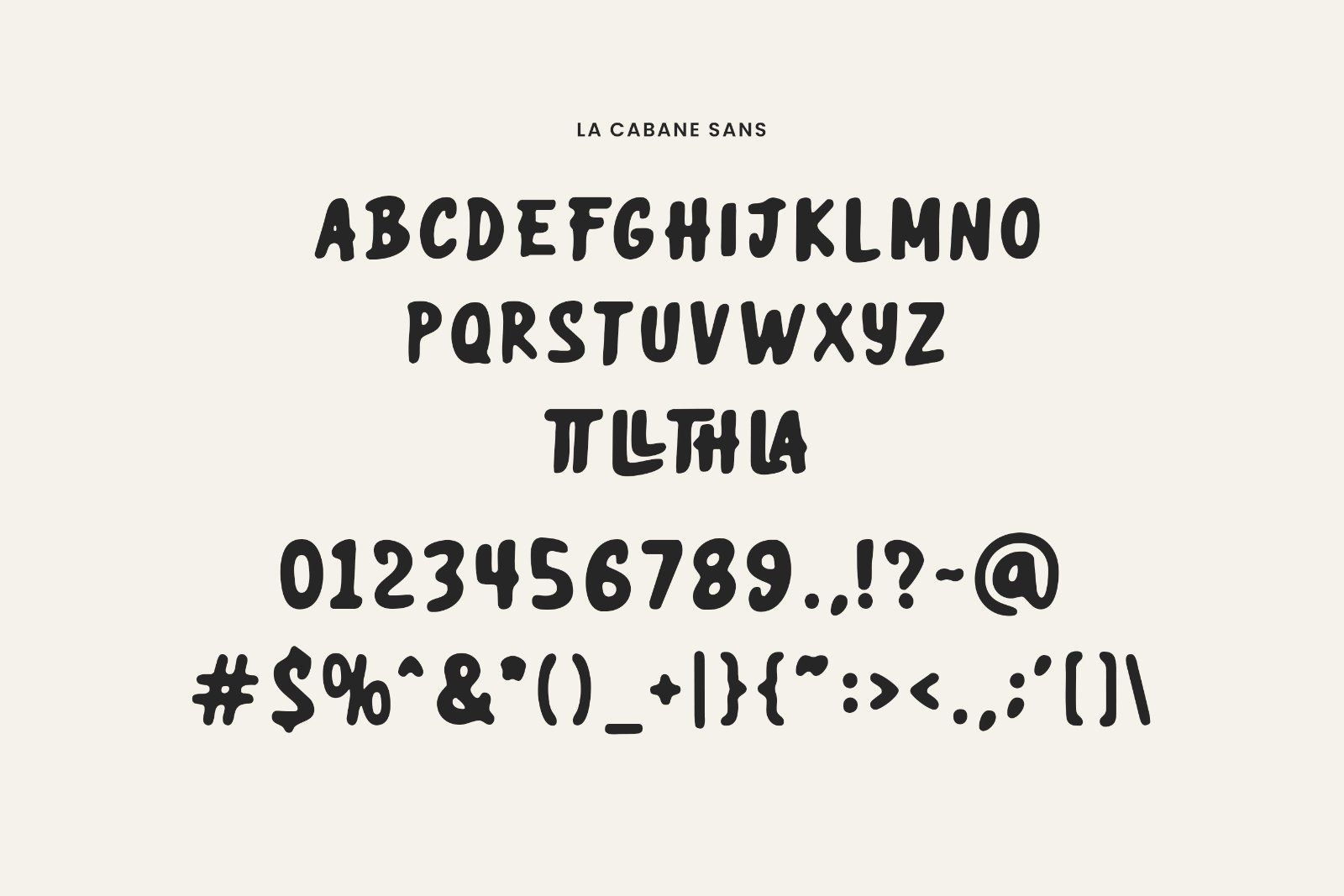 The La Cabane Vintage Duo Font