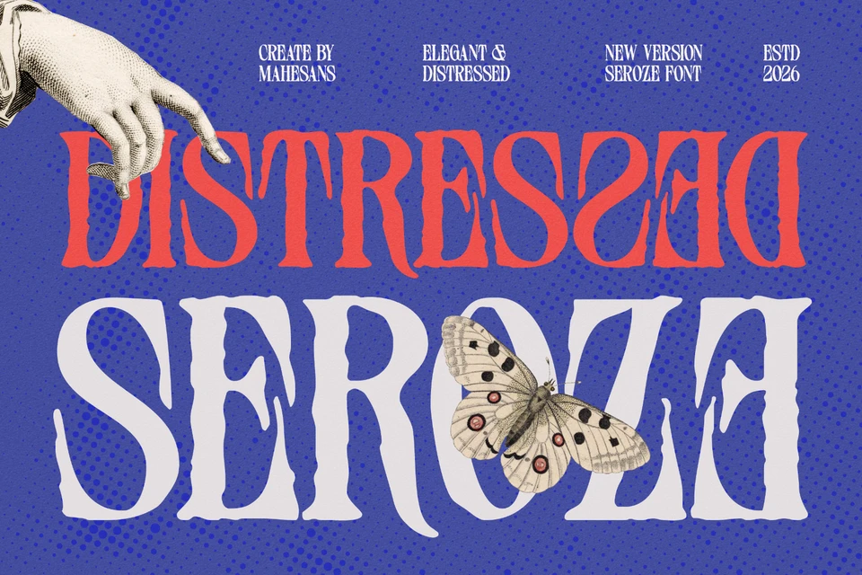 Distressed Seroze – Elegant Serif