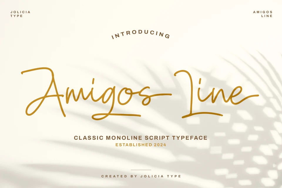 Amigos Line | Handwritten Font