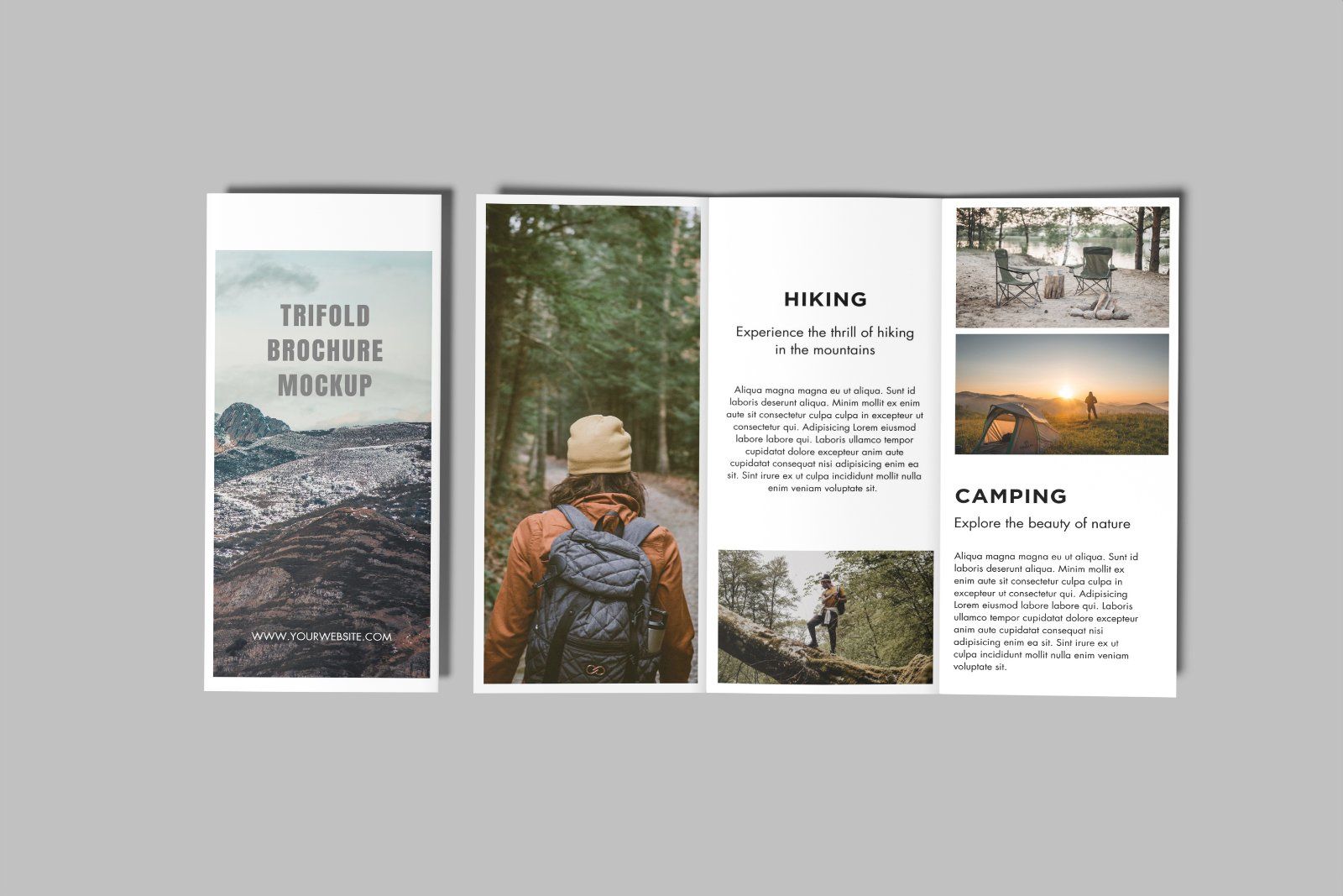 Trifold Brochure Mockup