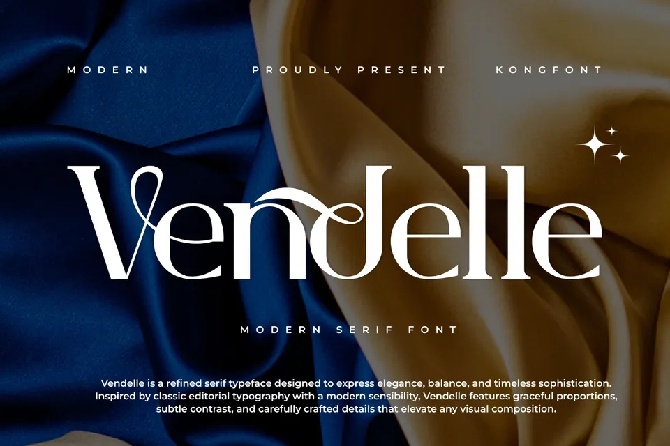 Vendelle – Modern Elegant Serif Font