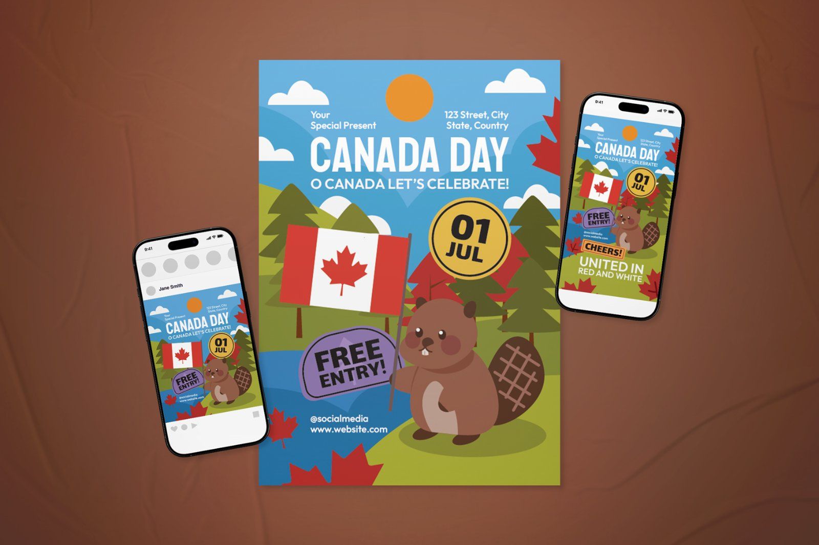 Canada Day Event Flyer Set — image 1