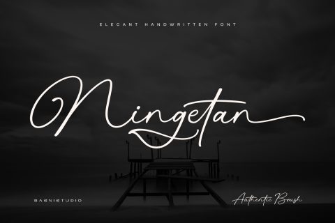 Ningetan Handwritten Font