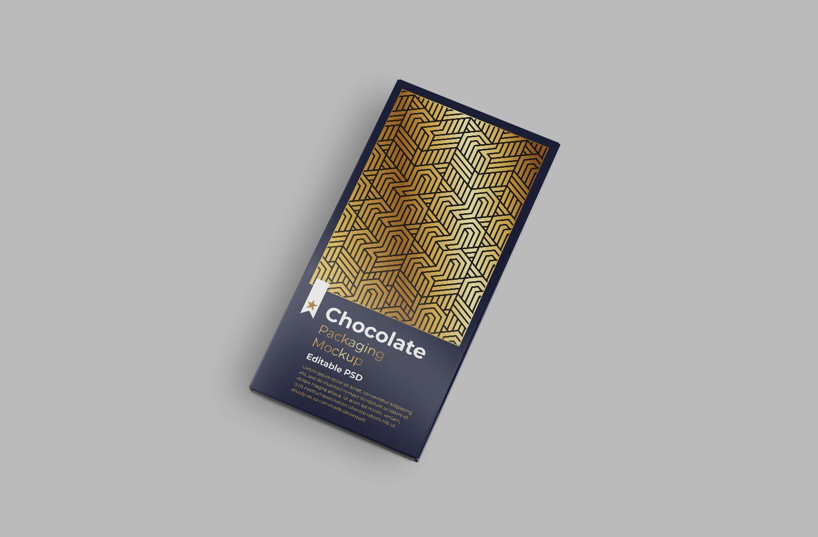 Chocolate Bar Packaging Mockup