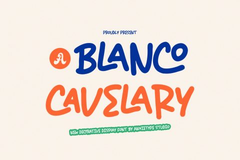 Blanco Cavelary - Stylish Handwriting Font